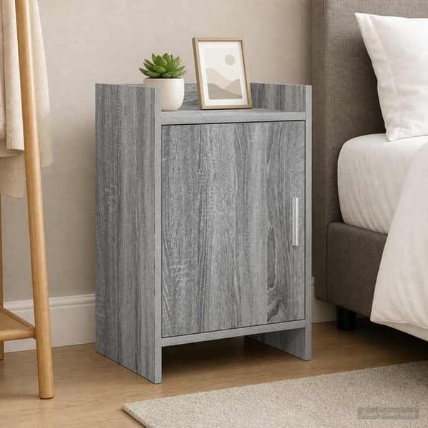 Maison Exclusive - Yöpöydät 2 kpl Sonoma harmaa 40 x 30 x 60 cm Sonoma grå