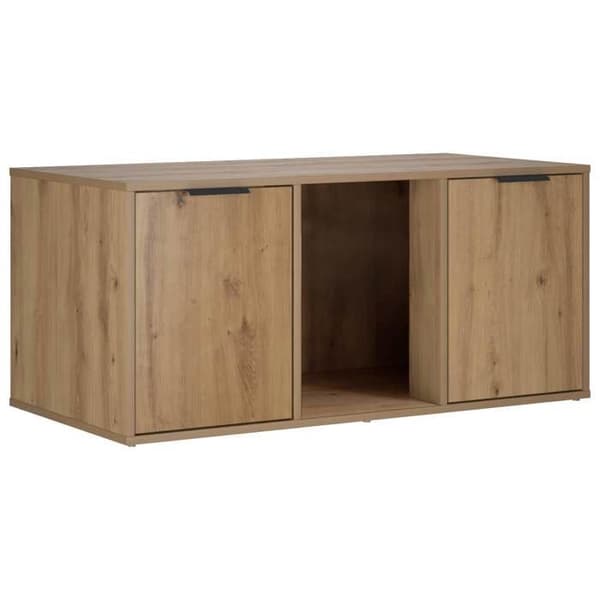 Maison Exclusive - Møbel til kattebakke i håndlavet egetræ 100 x 49 x 45 cm