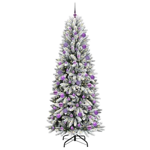 Maison Exclusive - Konstgjord Julgran Vit 210 cm Vit