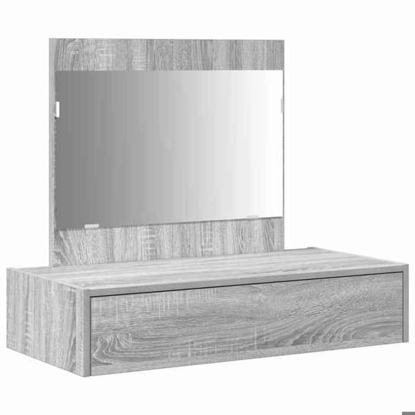 Maison Exclusive - Grå Sminkbord 83 x 40 x 70 cm Ingenjörsträ Grå