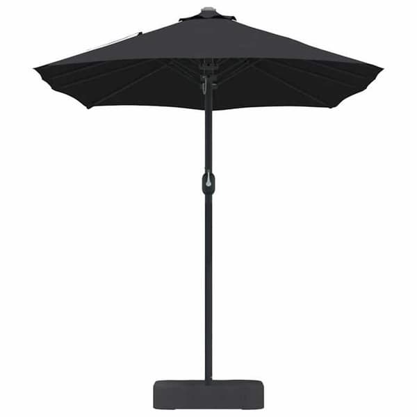 Maison Exclusive - Haveparasol Sort 385 x 209 x 244 cm Polyester og Stål