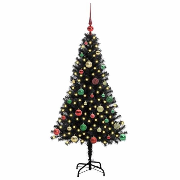 Maison Exclusive - Sort Juletræ 150 cm PVC Svart