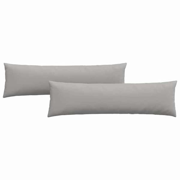 Maison Exclusive - Soffkuddar 2 st tyg Grå moln 145 x 40 cm Molngrå