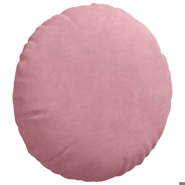 Sædehynder - EKSKLUSIV HUS - Sæt 2 - Luksuriøs fløjl - Rosa - Ø60 x 21 cm Ros