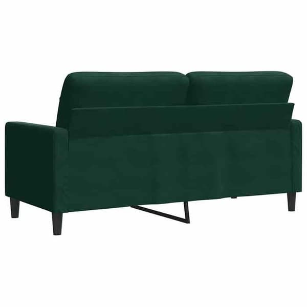 Maison Exclusive - Soffa 2-sits Grön mörk 140 cm Sammet Mörkgrön