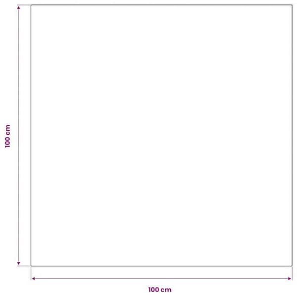 Maison Exclusive - Borddukar 5 st Vit 100x100 cm Vit
