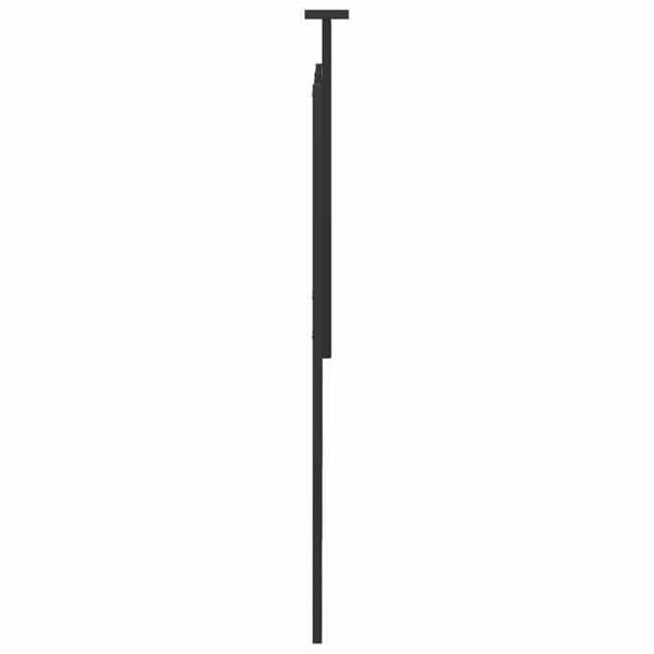 Maison Exclusive - Hovedgærde Sort Eg 100 cm Ingeniørtræ