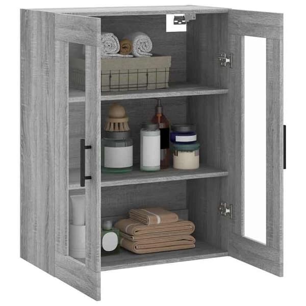 Maison Exclusive - Väggskåp sonoma grå 69,5x34x90 cm