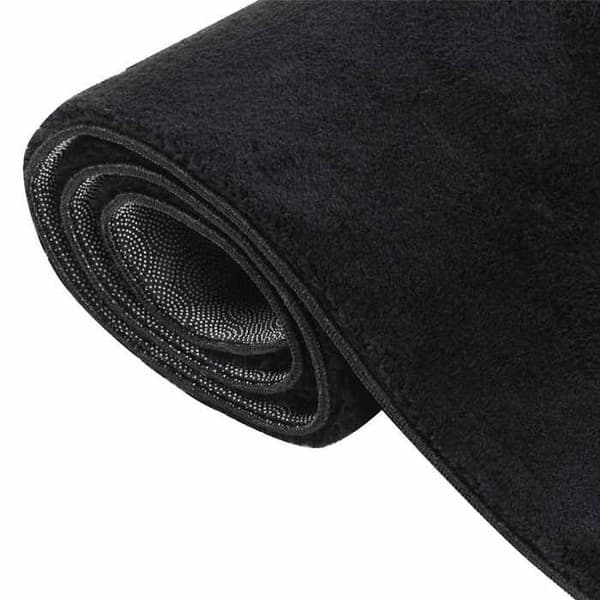 Maison Exclusive - Sort shaggy tæppe 240x305 cm polyester