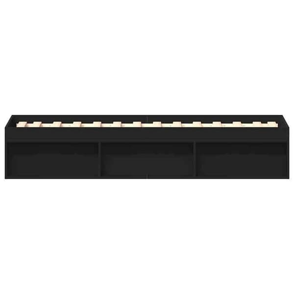 Maison Exclusive - Sengestel uden madras sort 90x190 cm Svart