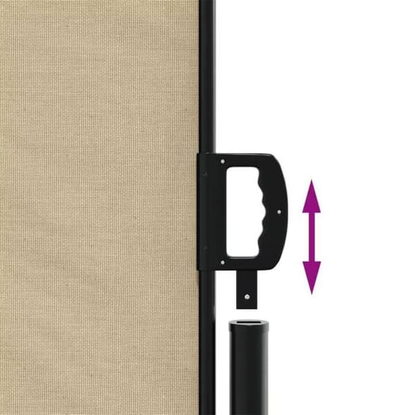 Maison Exclusive - Beige sidoventil 140x600 cm