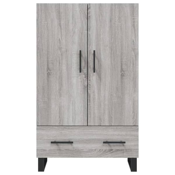 Maison Exclusive - Buffé hög sonoma grå 69,5x31x115 cm ingenjörsträ