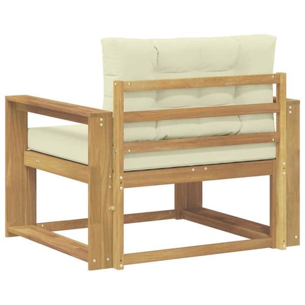 Maison Exclusive - Utomhussoffa i vit polyester