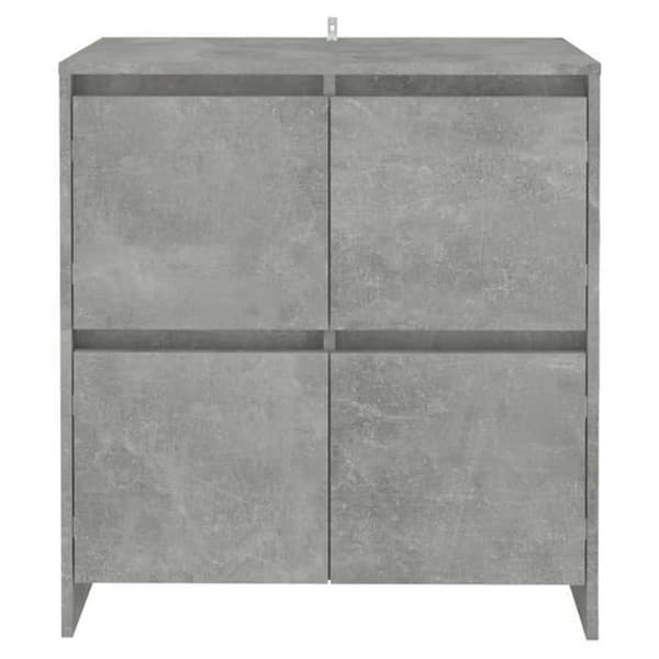 Maison Exclusive - Buffeter 2 stk Grå beton 70x41x75 cm Ingeniørtræ