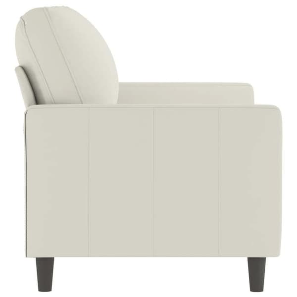 Maison Exclusive - Soffa 2-sits Crème 120 cm Sammet