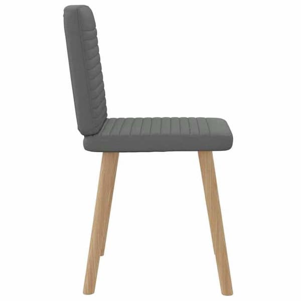 Maison Exclusive - 2 tummanharmaata kangasruokatuolin setti