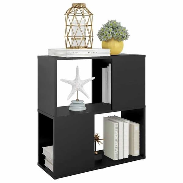 Maison Exclusive - Bibliotek Sort 60x24x63 cm Ingeniørtræ