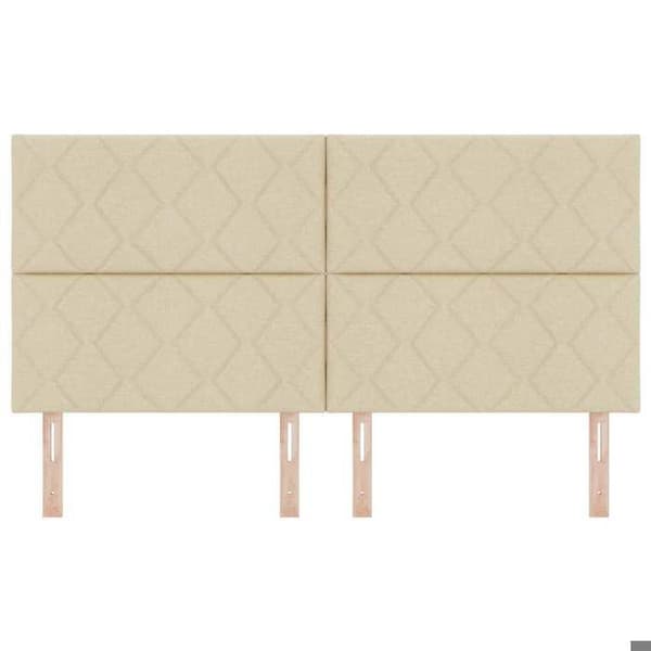 Maison Exclusive - Hovedgærde Creme 180 cm stof