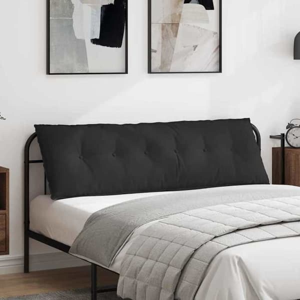 Maison Exclusive - Sort Rygpude 160 x 50 cm Mikrofiberstof