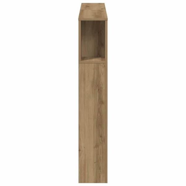 Maison Exclusive - Håndlavet egetræ senghovedgærde 120x19x104,5 cm