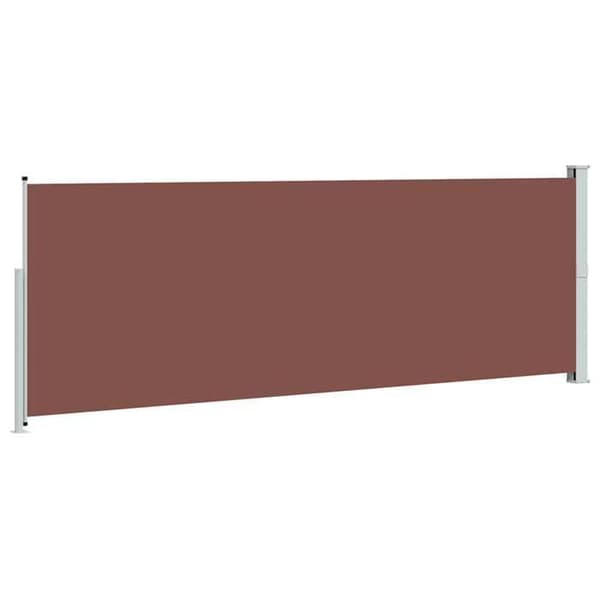 Maison Exclusive - Fällbart sidotak 160 x 500 cm Brun