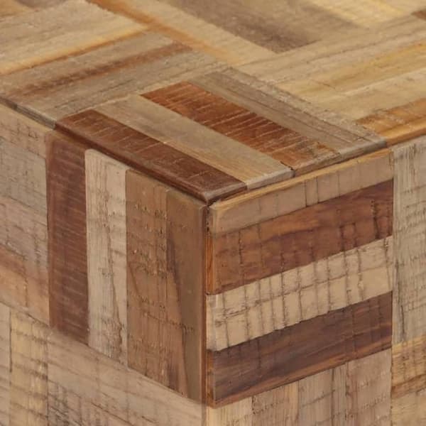 Maison Exclusive - Grå sofabord 55x55x40 cm af genanvendt massiv teak Grå