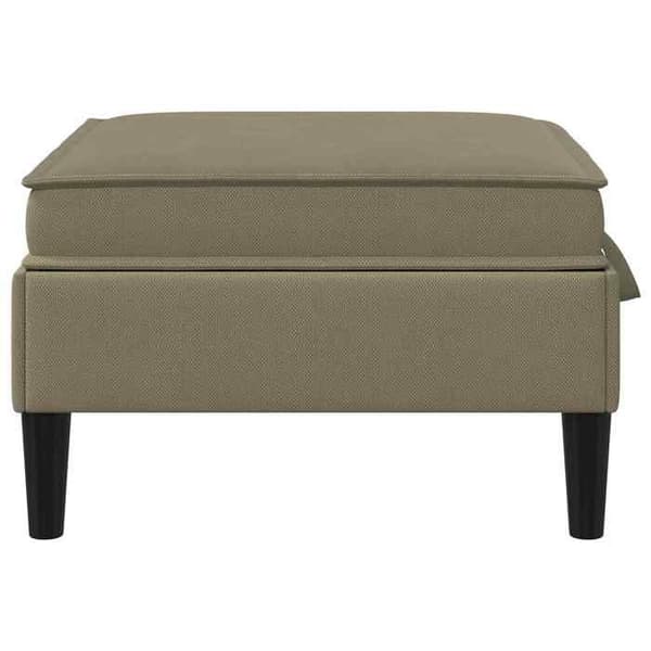 Maison Exclusive - Puff med Opbevaring Kaki Velour
