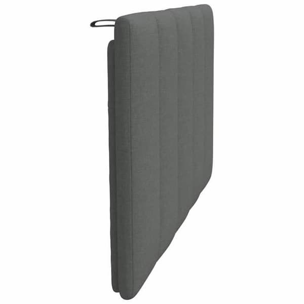 Maison Exclusive - Huvudgavelkudde Hanko mörkgrå 90 cm tyg