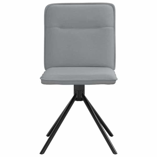 Maison Exclusive - Matstolar set om 2 ljusgrå tyg