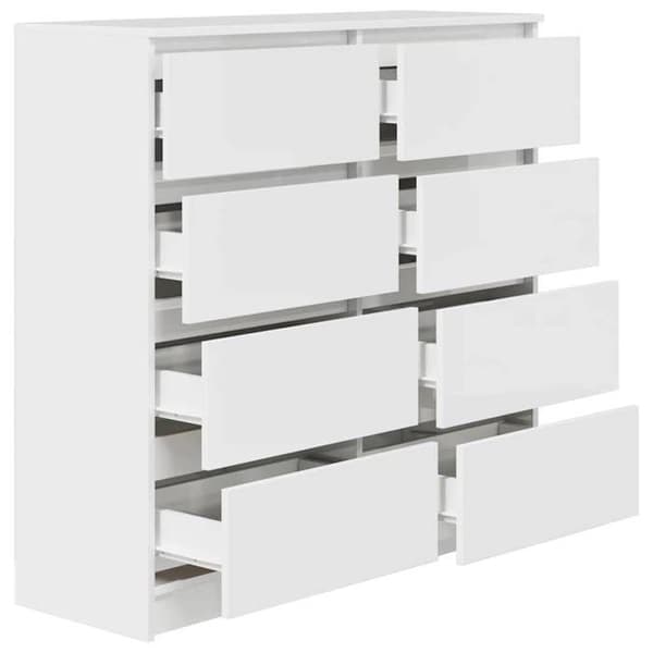 Maison Exclusive - Buffé vit 100x35x99 cm ingenjörsträ Vit