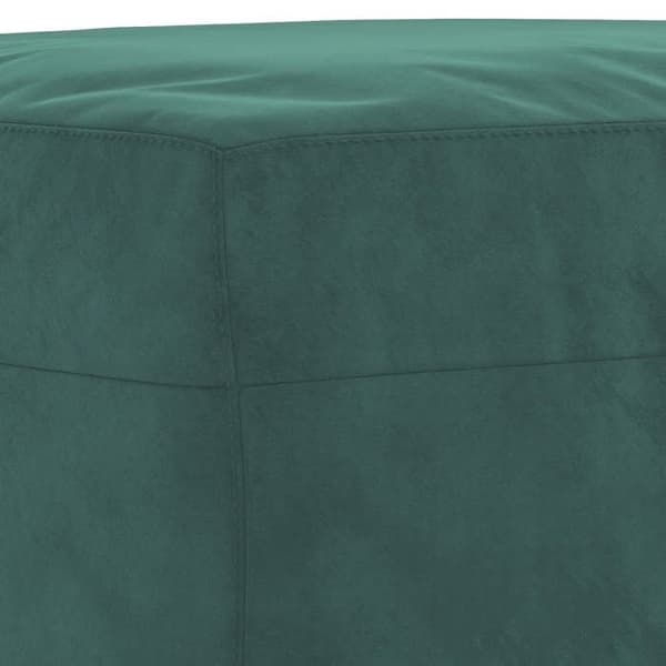 Maison Exclusive - Sæt af 3 sofaer med puder Mørkegrøn Velour