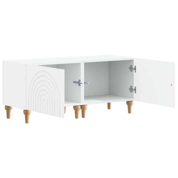 Maison Exclusive - TV Møbel Hvid Ingeniørtræ