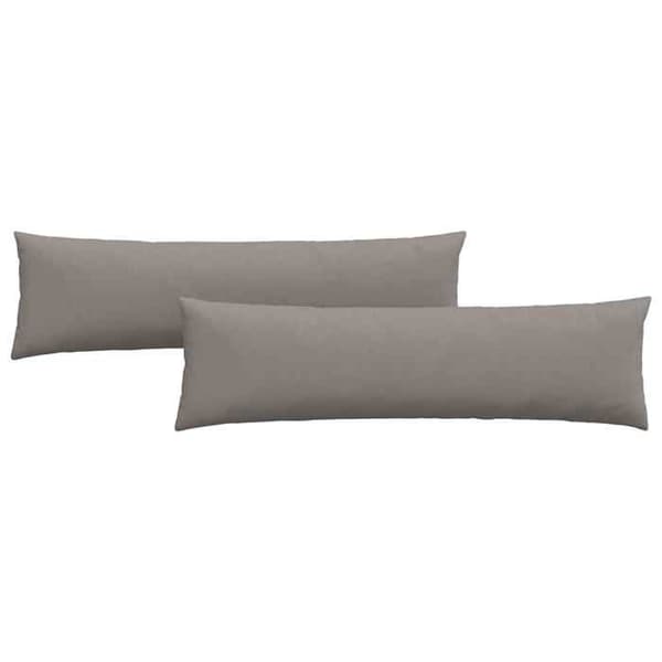 Soffkuddar - EXKLUSIVT HEM - 145 x 40 cm (set om 2) - Taupe - Dragkedja - Polyesterfyllning Mol