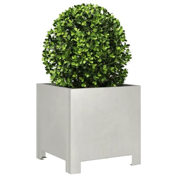 Maison Exclusive - Blomsterkummer 2 stk 30x30x30 cm rustfrit stål