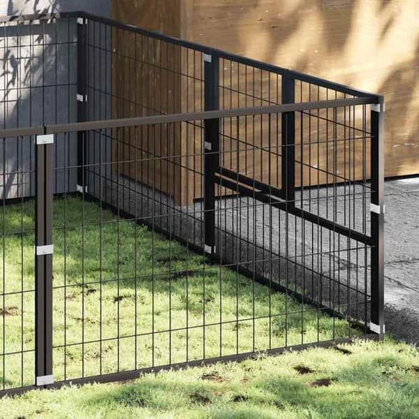 Chenil - Eksklusiv Hus - Sort - Stål - 1000 x 200 x 70 cm (20 m²) Svart