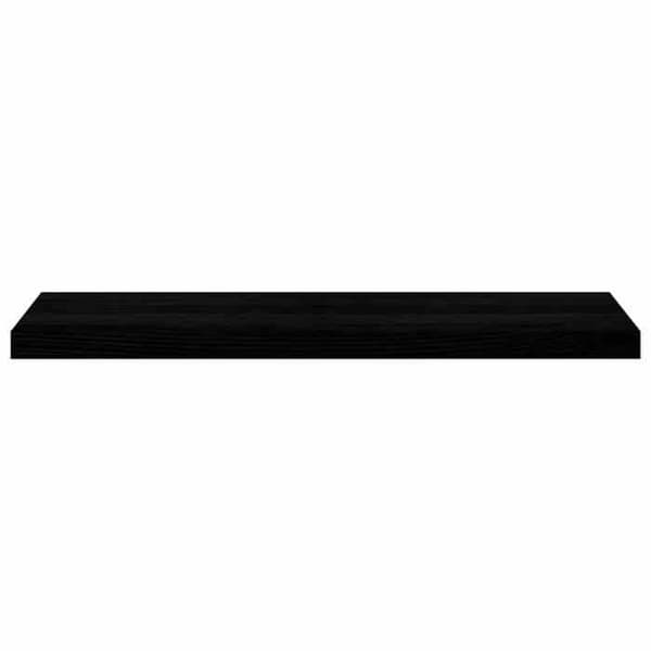Trappe - EKSKLUSIV HUS - 90 x 30 x 2 cm - Massiv eg - Brun-sort - Sæt af 4 brun-svart