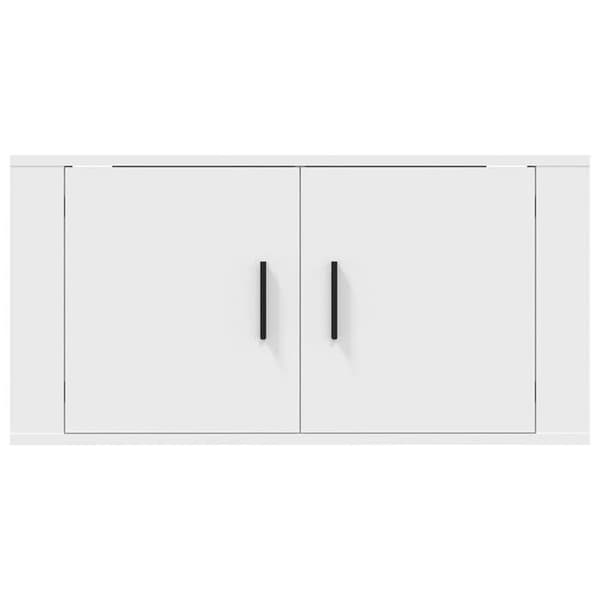 Maison Exclusive - Väggmonterad TV-möbel Vit 80x34,5x40 cm