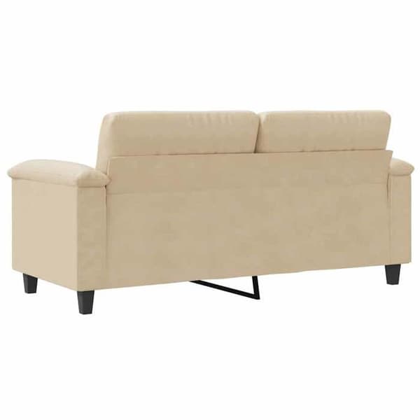 Maison Exclusive - 2-personers sofa Creme 140 cm Mikrofiber stof