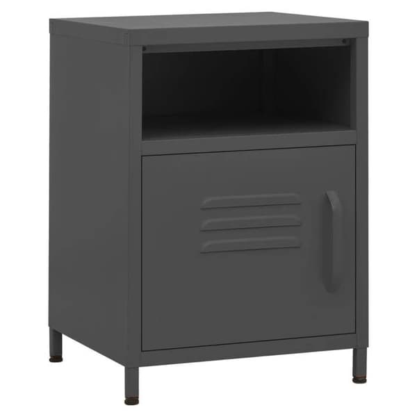Maison Exclusive - Natbord Anthracit 35x35x51 cm Stål antracit