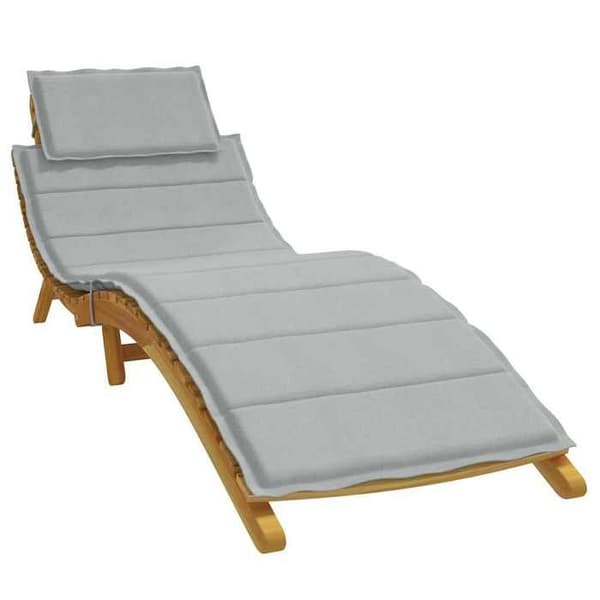 Maison Exclusive - Lys grå blandet liggestolspude 186x58x4 cm stof
