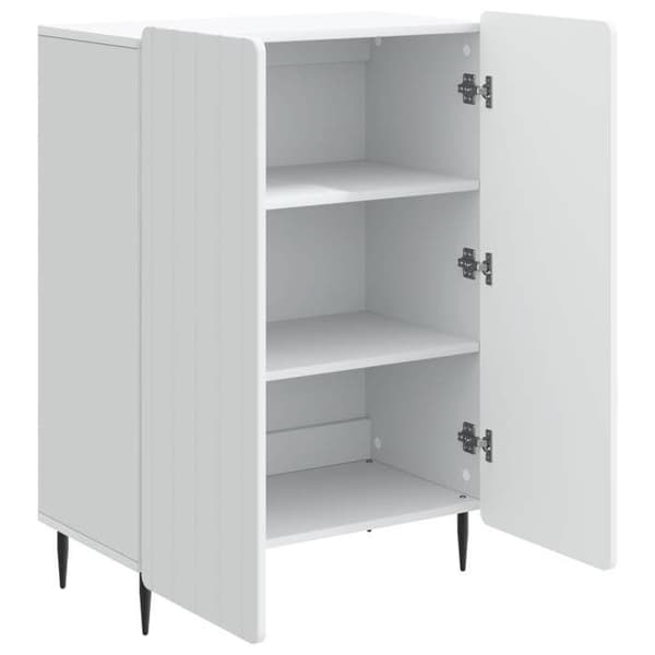 Maison Exclusive - Buffet Hvid 66 x 34,5 x 92 cm Ingeniørtræ
