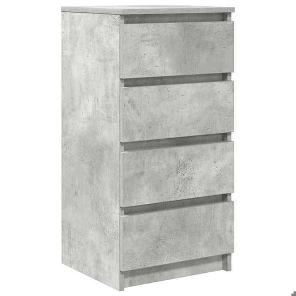 Maison Exclusive - Buffé grå betong 37,5x35x76 cm ingenjörsträ