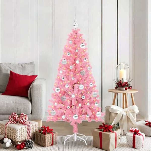 Maison Exclusive - Rosa Juletræ 150 cm PVC Ros