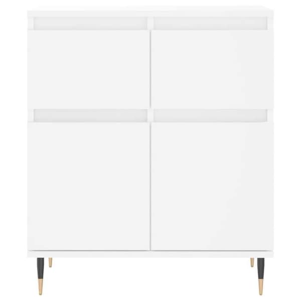 Maison Exclusive - Hvid Buffet 60x35x70 cm Ingeniørtræ