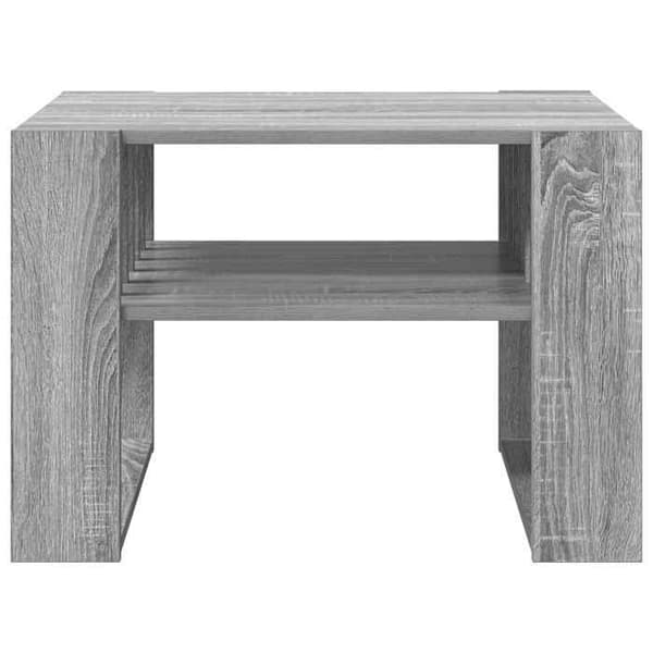 Bord - EKSKLUSIV HUS - Grå Sonoma - Ingeniørtræ - Rektangulær - 66×49,5×45 cm Gris Sonoma