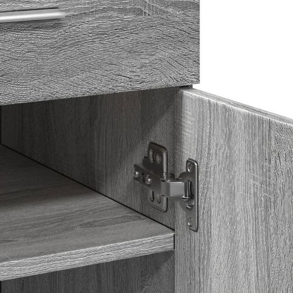 Maison Exclusive - Buffet Sonoma grå 80x42,5x93 cm ingenjörsträ
