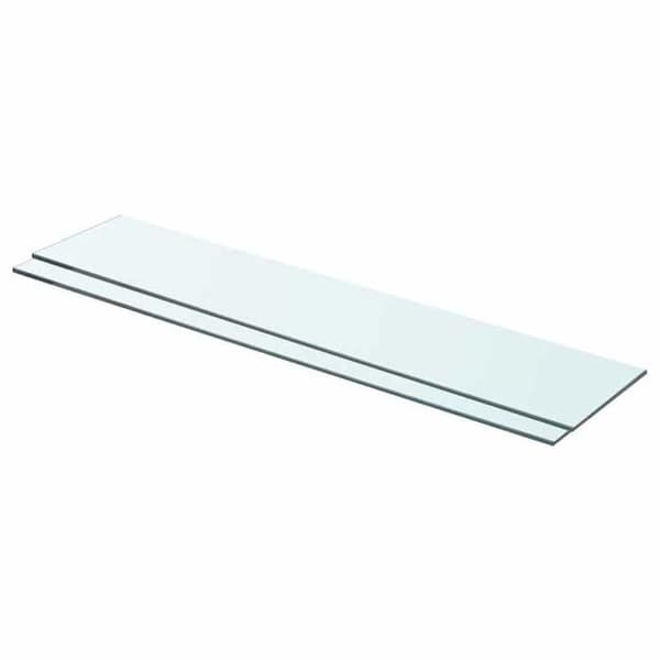 Maison Exclusive - Hyllypaneelit 2 kpl Kirkas lasi 70x15 cm Transparent