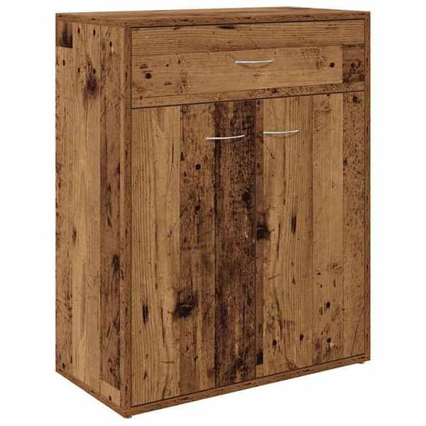 Maison Exclusive - Buffé gammalt trä 60x30x75 cm ingenjörsträ