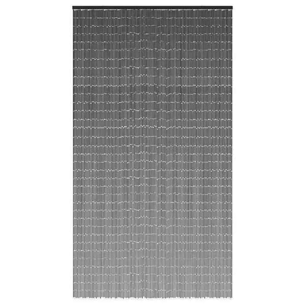 Maison Exclusive - Tummanharmaa hyönteisverho 120x220 cm bambusta