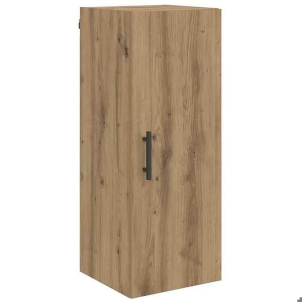 Væghængt møbel - EKSKLUSIV HUS - 34,5x34x90 cm - Hvid - Spånplader - Skandinavisk stil
